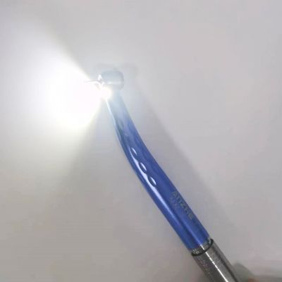 Pegangan Tangan Airotor Gigi Lampu LED Tombol Tekan Semprotan Air Dalam Pegangan Tangan Gigi