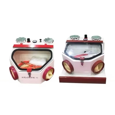 Dua Pen Dental Polishing Sanblaster Pembersih Oral Dental Sandblaster Dengan Kabinet