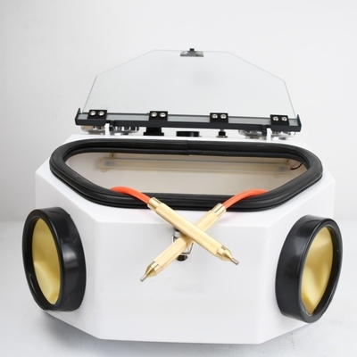 Pembersih Pasir Laboratorium Gigi Tangki Ganda untuk Pemolesan Mahkota Porselen Gigi, Nozel Sandblasting Gigi