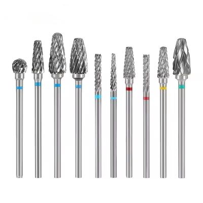 Dental Lab Gunakan Tungsten Karbida Burs 10pcs / Set Dental Karbida Bor Kit Untuk Micromotor