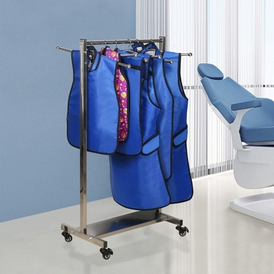 Perawatan Kesehatan 0.35mm PB Lead Radiation Proof Suits Blue Color Dental X-Ray Lead Apron