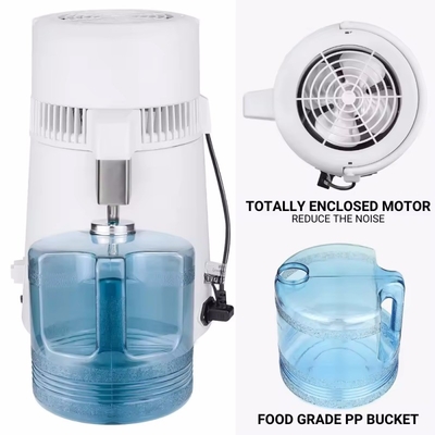 Distiller Air 4L Untuk Penggunaan Rumah Tangga Peralatan Distilasi Air Gigi 1.5L/H
