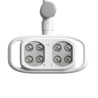Custom Shadowless Dental Chair Lamp 8 Mata Dental Unit Lampu LED Dengan Sensor