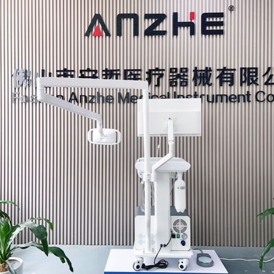 Custom Shadowless Dental Chair Lamp 8 Mata Dental Unit Lampu LED Dengan Sensor