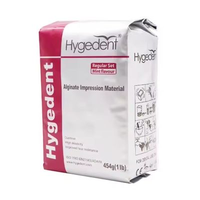 Bahan Kesan Alginat Kelas Gigi Cepat Set Hygedent Alginat Untuk Ortodontik