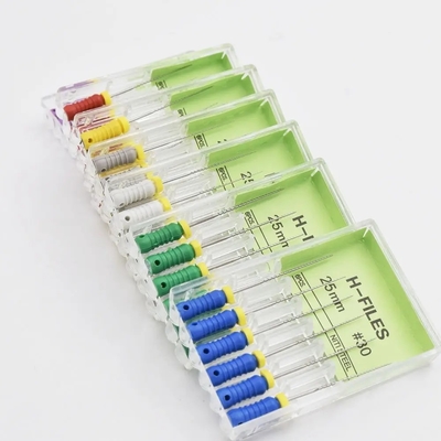 Endodontik H File Baja tahan karat Dental Endo File Multi Size Dental H File