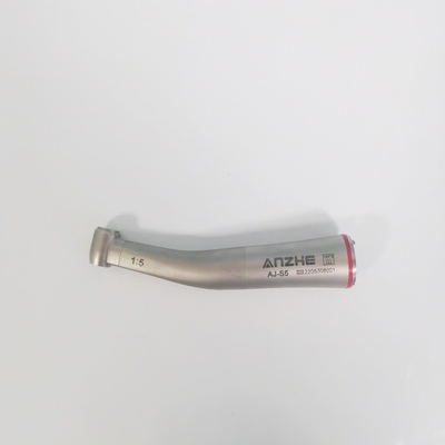 Meningkatkan Kecepatan 1:5 Dental Handpiece Tombol Tekan Contra Angel Air Turbine Semprotan Internal Fiber Optik Dental Handpiece