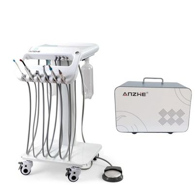 Tray Operasi Gigi Portable dengan Saliva Ejector Suction Custom Accept Mobile Dental Delivery Unit