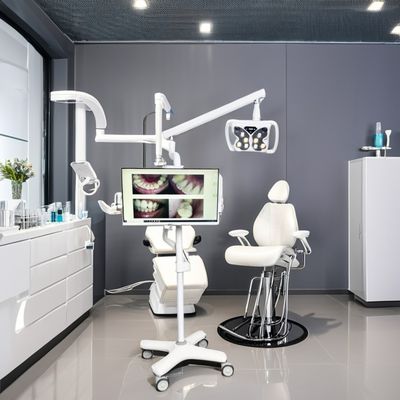 Mesin Pemutih Gigi Salon Kecantikan Sinar Biru 10 Mata Mesin Pemutih Gigi Bergerak Lampu Pemutih Gigi Dental Bergerak