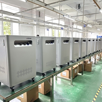 ISO disetujui kompresor gigi portabel minyak bebas kompresor udara dengan lemari diam Gery warna diam kompresor dengan kotak