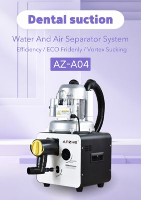 Pasokan Hisap Gigi yang Kuat untuk 4 Kursi Gigi Klinik Gigi Ejektor Air Liur 1300W Mesin Pompa Vakum Gigi