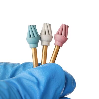 Dental Composite Polishing Burs Kit Alat-alat profesional polishing gigi untuk bahan komposit