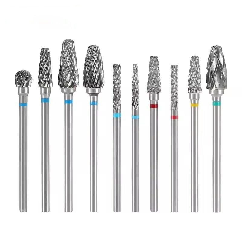 Dental Lab Gunakan Tungsten Karbida Burs 10pcs / Set Dental Karbida Bor Kit Untuk Micromotor