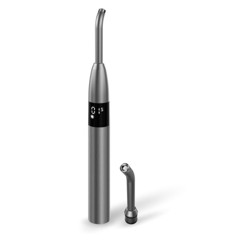 Metal Tips 1 detik Dental Light Cure Wireless Power Kuat LED Dental Curing Light