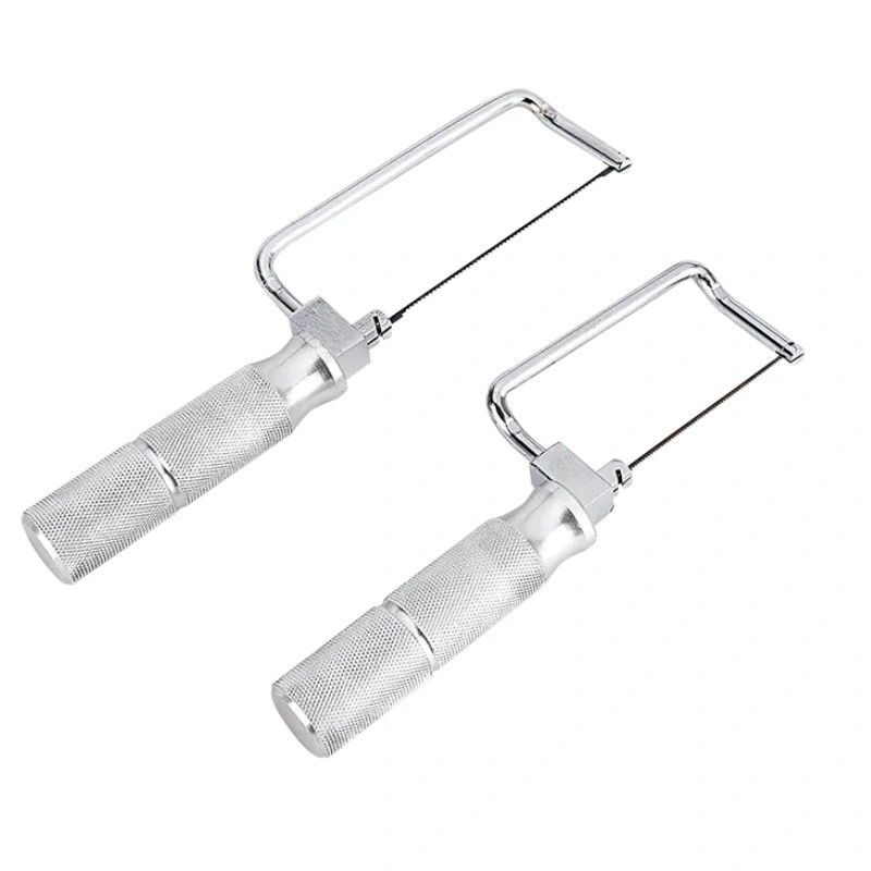 Instrumen Laboratorium Gigi Mata Gergaji Gigi Baja Tahan Karat Gergaji Plester Gigi Dengan 3 Ukuran