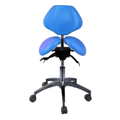 Harga bagus Kursi Dentist Unik Warna Biru Kursi Barber Shop Nyaman Kursi Dental Twin Saddle on line