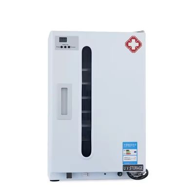 Harga bagus 27L UV Light Cabinet Single Door Stainless Steel Dental UV Cabinet With Time Setting on line