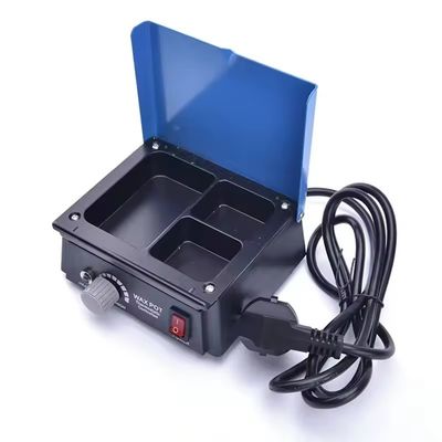 Harga bagus Panci Pemanas Lilin 3 Slot Lab Gigi Panci Lilin 13.5x12.8x5.3cm on line