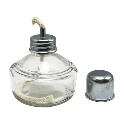 Harga bagus Laboratorium Gigi Kaca Alcohol Burner 120ml Lampu Roh Metal Cap Lampu Alcohol Burner Dengan Wick Woven on line