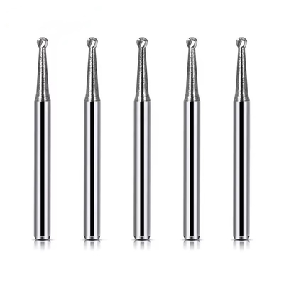 10pcs/ Box Medical Polishing Bur Tungsten Dental Carbide Bur Bola Bentuk Karbide Burs Untuk Gigi