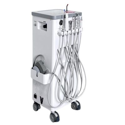 Harga bagus Mobile Dental Clinic 550W Mobile Dental Operation Cart Stainless Steel Body Dental Portable Unit on line