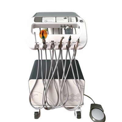 Mobile Dental Delivery Unit Compressor Udara Multifungsi untuk Operasi Rutin Restoratif Oral Endodontik Compact Dental Cart