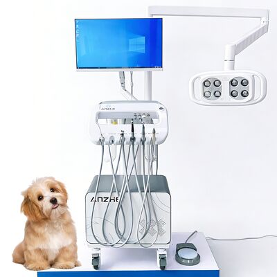 Harga bagus Mesin Perawatan Gigi Hewan Peliharaan All-in-One Unit Gigi Hewan Peliharaan Mobile dengan Lampu LED PC Mobil Veterinary Dental Cart untuk Perawatan Lidah Anjing on line
