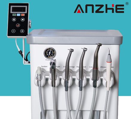 Harga bagus Unit Gigi Portabel dengan Motor Listrik AP202 Troli Gigi Mobile dengan Angle Kontra 16:1 1:5 20:1 Woodpecker Scaler Lampu Curing LED on line