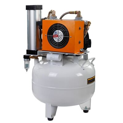 Harga bagus Kompresor Udara Ultra-Senyap 55dB Bebas Minyak-Efisien Energi 550W untuk Klinik Medis & Gigi dengan Pengering on line
