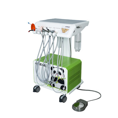 Harga bagus Unit Gigi Hewan Portabel Unit Gigi Hewan Peliharaan Bergerak dengan Kompresor Udara Scaler Troli Gigi Dokter Hewan OEM on line