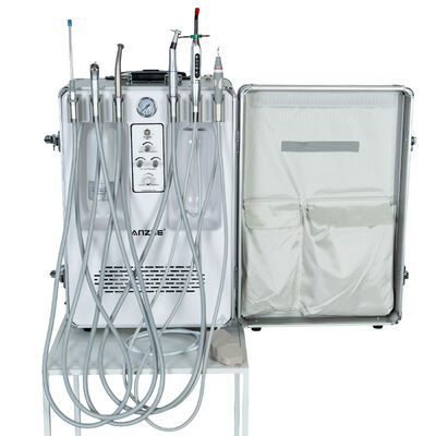 Harga bagus Unit Dental Portable Veterinary dengan Daya 550W Tekanan 0,8Mpa dan Silent Oil-Free Air Compressor untuk Mobil Pet Dental Care on line