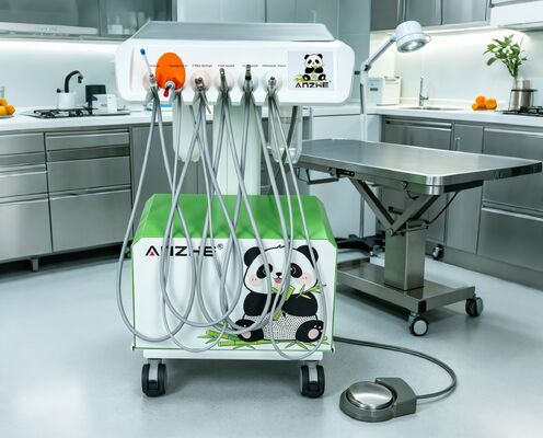 Harga bagus Unit Gigi Veteriner Portable dengan Daya 550W Tekanan 0,8Mpa dan Kebisingan 38DB untuk Klinik Hewan on line