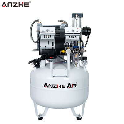 Harga bagus 32L Silent Oil Free Dental Air Compressor Grade Medis Low Noise Air Compressor untuk Laboratorium Rumah Sakit Klinik Gigi on line