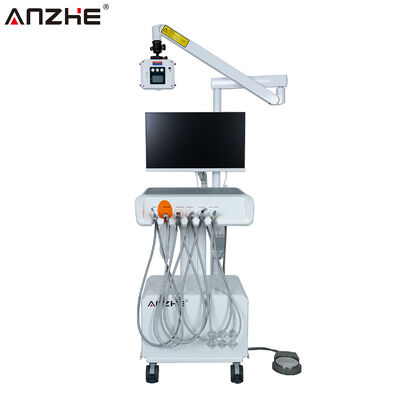 Unit Gigi Portabel dengan Mesin X-Ray Sensor Digital Kamera Intraoral dan Komputer Layar Sentuh 23,8 Inci Sistem Pencitraan Gigi Lengkap