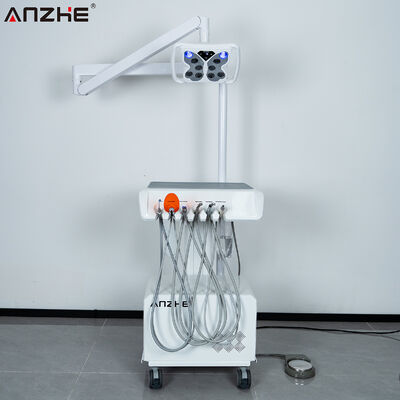 Harga bagus Unit Gigi Portabel dengan Lampu Pemutih LED Kupu-kupu Terpasang Kompresor Udara Sistem Hisap Scaler Ultrasonik dan Lampu Curing untuk Klinik Gigi on line