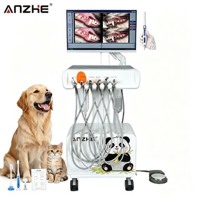 Harga bagus Portable All in One Veterinary Dental Workstation dengan HD Oral Camera Silent 38dB Oil free Compressor dan Integrated Suction System untuk Rumah Sakit Hewan dan Klinik Hewan on line