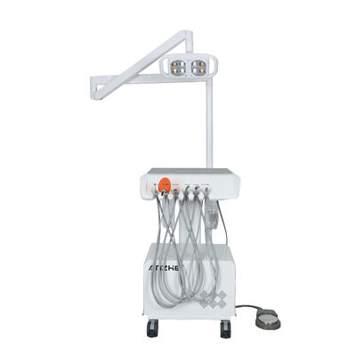 Harga bagus Unit Gigi Portable dengan Lampu LED Dibangun-in Silent Compressor Udara Mobil Mobil Perawatan Gigi Keranjang untuk Klinik on line