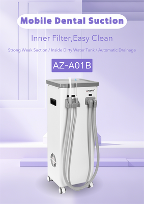 Harga bagus Pompa vakum gigi portabel 400W dengan 800L/menit hisap dan 56dB kebisingan rendah untuk klinik on line