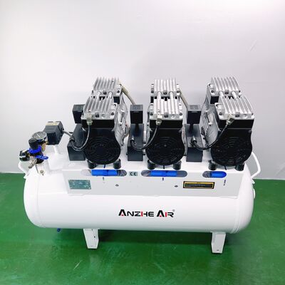 Harga bagus 2550W 90L Oil Free Dental Air Compressor Silent Air Compressor untuk Klinik Gigi on line