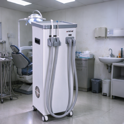 Harga bagus Pompa Vakum Gigi Portabel 400W dengan Daya Hisap 800L/menit dan Kebisingan Rendah 56dB untuk Perawatan Klinik on line