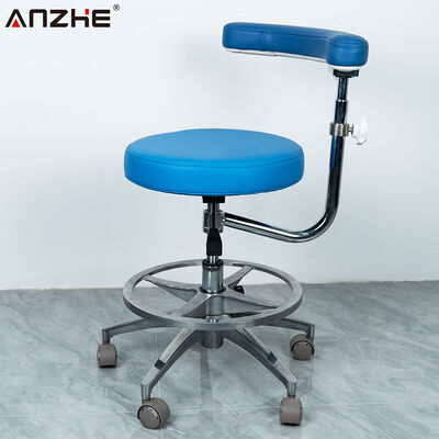 Harga bagus Bangku Asisten Gigi Ergonomis dengan Sandaran Lengan Berputar 360 Derajat dan Ketinggian yang Dapat Disesuaikan serta Dudukan Kulit Mikrofiber on line