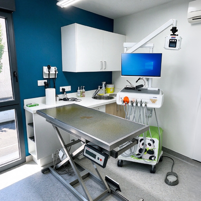 Semua dalam Satu Stasiun Kerja Gigi Veteriner dengan Sensor Sinar X Digital dan Kamera Oral untuk Klinik Hewan